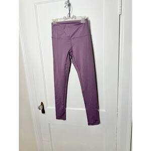 90 Degree by Reflex Mauve Purple Pink Dri-fit Ankle Athletic Leggings Women's S